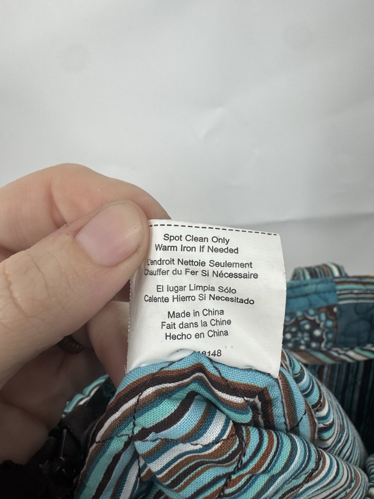 Donna Sharp Patchwork Shoulder Bag Blue Colorful … - image 14