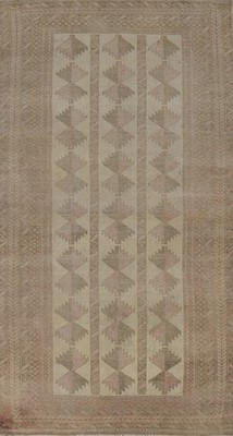 Balouch Oriental Runner Rug 3x7 Hand-knotted Wool Vintage Afghan Carpet