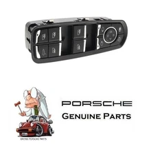 Porsche Cayenne Window Switch Assembly (LEFT FRONT) VEMO 7PP959858AGDML