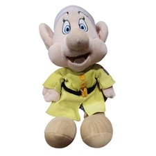 Vintage Disney SNOW WHITE Plush SEVEN DWARFS DOPEY Stuffed Animal 13"