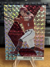 JONATHAN INDIA RC 2021 Mosaic Baseball #281 SILVER Prizm Rookie NMMT 💎