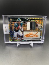 MILES SANDERS Rookie Auto 2019 Spectra Gold  Prizm 4 Color Patch RPA SP /15