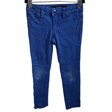 Joe's Jeans Girls Size 4 Skinny Jeans Royal Blue Cotton Denim Casual Pants