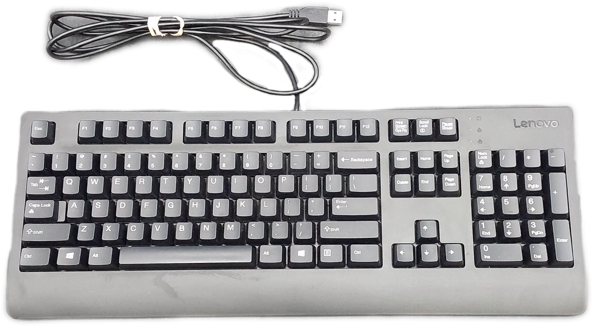 Lenovo Essential Wired Combo - set mouse e tastiera - Regno Uno