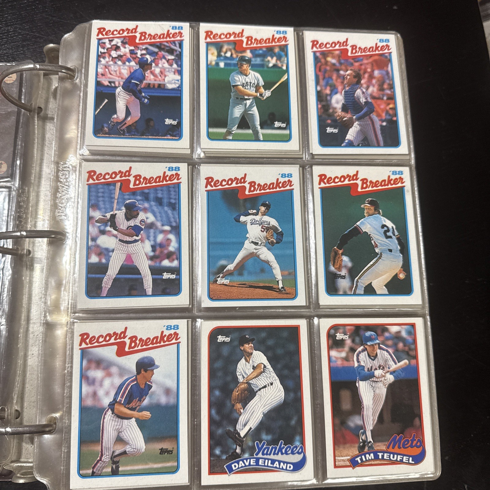 1989 Topps Baseball Cards 1-198 +Rookies -You Pick- MLB Trading Card