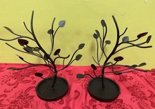 Metal Jewelry / Earring Tree Display Stand Organizer Holders 12 Lot Of 2