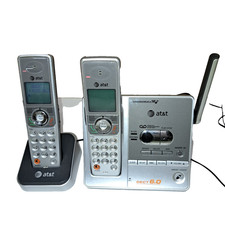 AT T Dual Cordless Phone  Digital Answering System DECT 6.0 Mod. SL82218