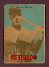 1967 Topps Venezuelan Retirado #145 Joe DiMaggio Venezuela SPANISH BACK