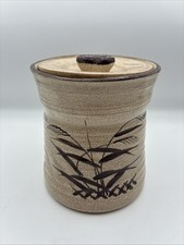 Vintage Japanese Pottery Shino-ware Water Container Mizusashi Tea Ceremony Tools