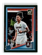 Te-Hina Paopao 2025 Donruss WNBA Green Shimmer #91 Rated Rookie RC Dream