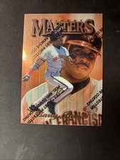 1997 Topps Finest Masters Barry Bonds Promo w/coating-Refractor #1  Giants 