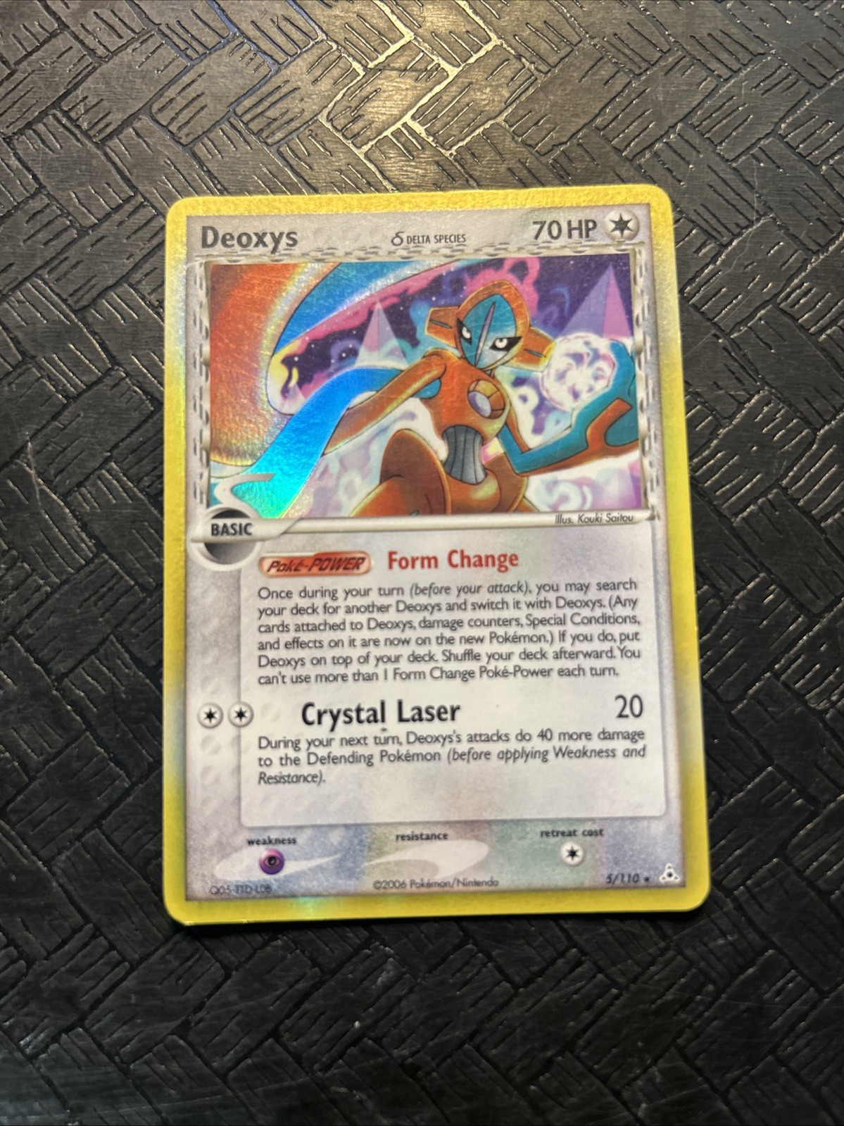 Pokemon Deoxys (Delta Species - Normal Forme) 5/110 Holon Phantoms Holo -NM
