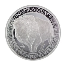 1 Troy oz Silver MintID with AES-128 Bit Encrypted NFC Microchip Authentication