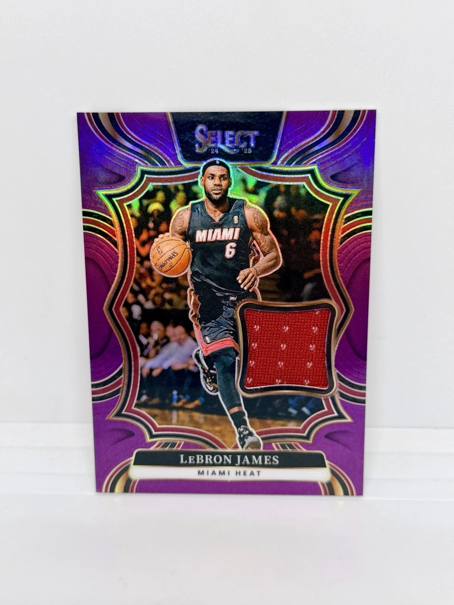 Panini LeBron James Piece of Authentic Basketball Trading Cards