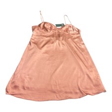 Women’s Satin Slip Dress Spaghetti Strap Pink Mini Dress Size XXL NWT Target