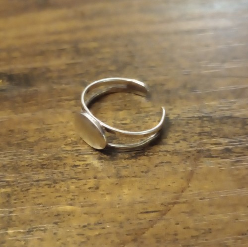 Sterling Silver Toe Ring 925 Adjustable Stamped 925 Band Oval