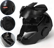 Iron Man Full Black MK5 Helmet Autoking Electronic Voice Activated Cosplay Mask