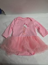 1st Birthday One Year Old Girls Infant Dress First Babys Party Size 9 Mos Months