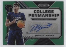 2023 Panini Prizm Draft Picks College Penmanship Green Donovan Clingan Auto 1c79