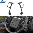 Carbon Fiber Grain Steering Wheel Cover for Ford F250 F350 F450 11+ Accessories
