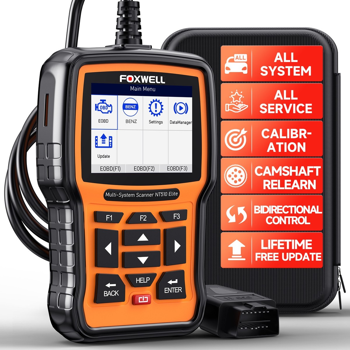 FOXWELL NT510 Elite for Chrysler JEEP Dodge Bidirectional OBD