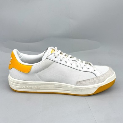 Adidas Rod Laver Mens 9.5 White Gold Team College Low Top Sneakers FY4731 Retro