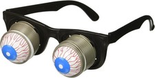 Drooping Eyes Spring Glasses Fancy Dress Up Halloween Adult Costume Accessory