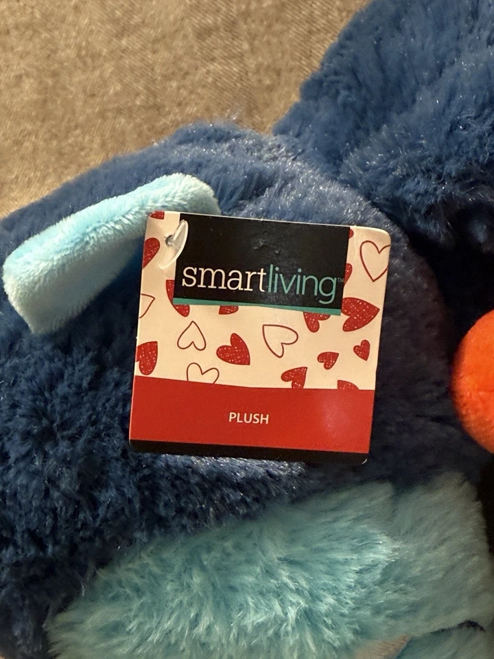 New! 10" Animal Adventure Blue Monster w/ Heart Plush Toy, 2025 Valentine's Day - Image 3 of 4