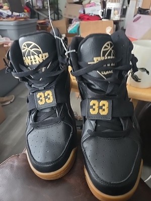 Patrick Ewing Athletics Concept Shoes Black/gold Sneakers Size 10