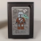 New LEGO Star Wars: Mandalorian and Grogu Metal Card with Stand