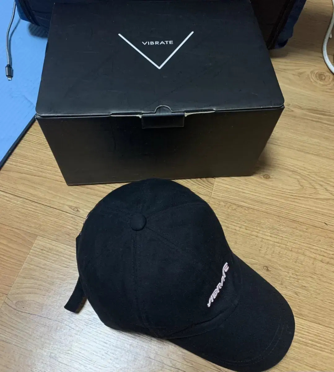 VIBRATE VIBRATE 3D BASIC BALL CAP LIGHT PINK & BL… - image 8