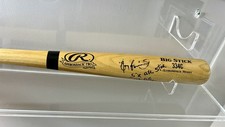 Tony Fernandez - Signed MLB 5X ALL STAR 4X GG 93 WSC Official Bat - RARE