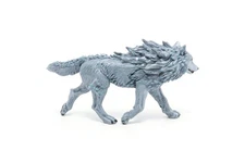 Papo -Hand-Painted - Figurine -Medieval-Fantasy -Ice Wolf -36033 - Collectibl...