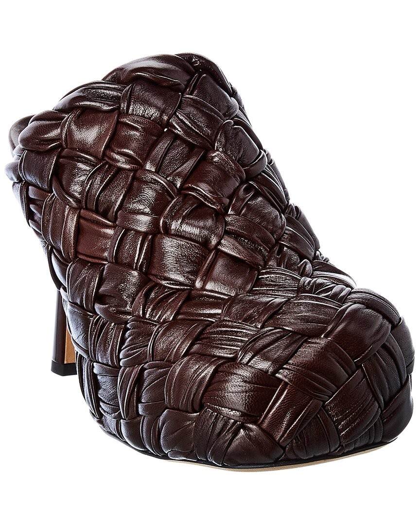Bottega Veneta The Bold Leather Mule Womens Brown 36 176290₽