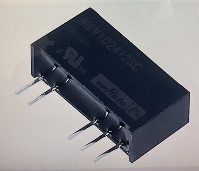 MEV1D2412SC Converter: DC/DC 1W UEing: 216-264V UAusg: 12VDC UAusg2: -12VDC x40
