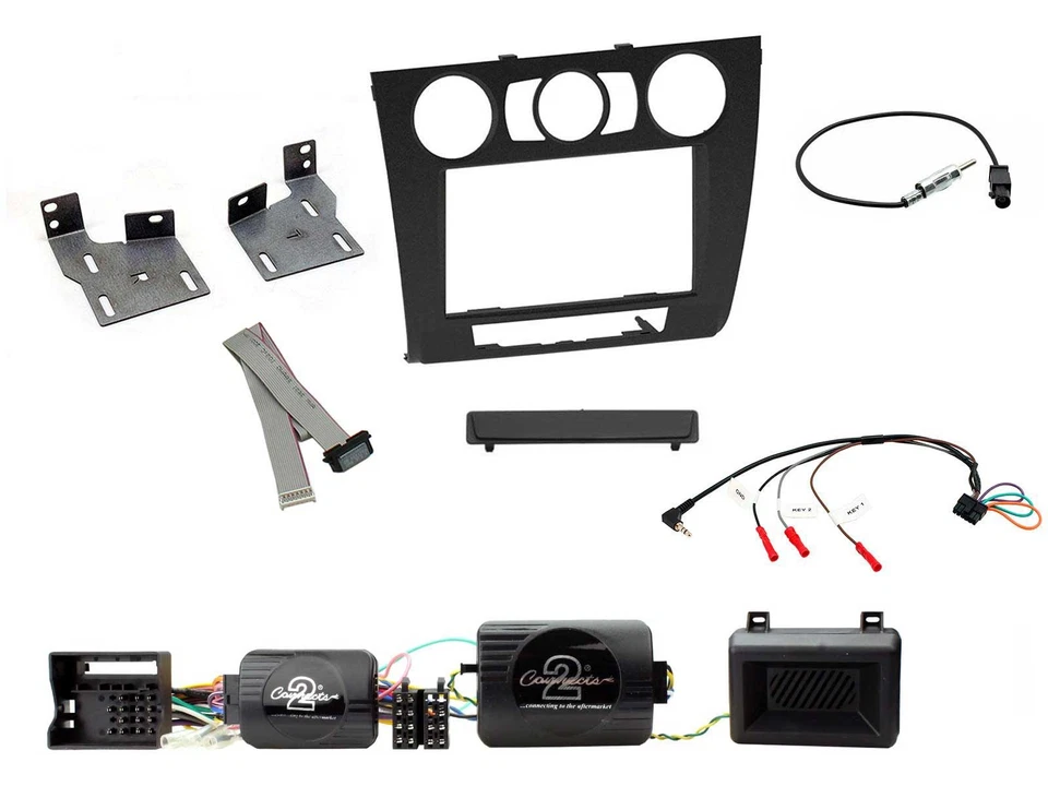 JVC USB Bluetooth Lenkrad DAB 2DIN Autoradio für BMW 1er PDC man. Klima E87/E88/ - Bild 3 von 4