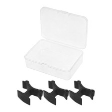 Durable Portable Black Plastic Whistle Holder with Quick Detach for Sports Use