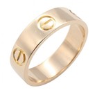 Bague CARTIER Love 18 kg or rose rose occasion unisexe taille US 6 #52