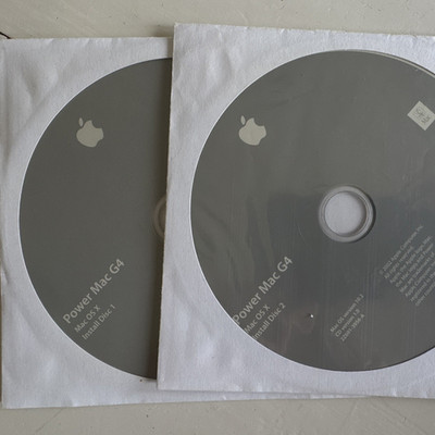 Apple Mac OS X 10.2 Installations-CDs Disc 1 & 2 OEM Englisch