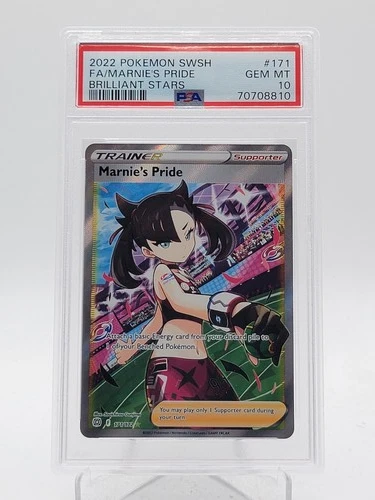 MARNIE'S PRIDE 2022 BRILLIANT STARS FULL ART #171/172 PSA 10 Q3963