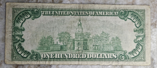 1929 $100 The Federal Reserve Bank Note of Chicago, Illinois - Picture 2 of 6