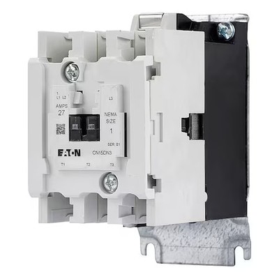 Eaton Cn15dn3eb 208Vac Non-Reversing Magnetic Contactor 3P 27A Nema 1