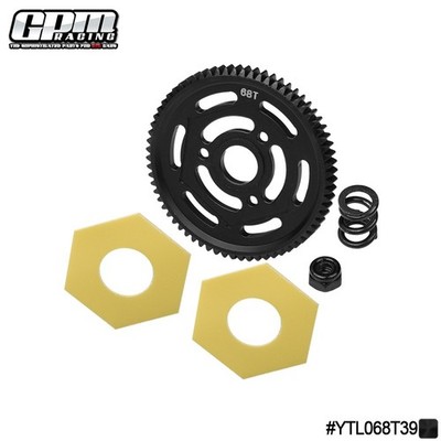 GPM Steel Spur Gear 32 Pitch 68T & Fibre Slipper Pad For AXIAL YETI XL
