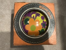 Vintage 1960s-70s Rare Krazee Hubs Flower Power Hub Caps Set Of 4 In Box Vintage 1960s-70s Rare Krazee Hubs Flower Power Hub Caps Set Of 4 In Box