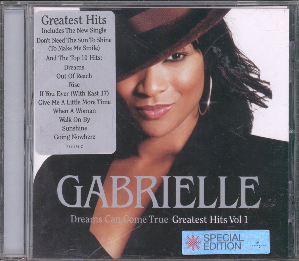 Gabrielle Dreams Can Come True - Greatest Hits Vol 1 CD Europe Go! Beat 2001 CD