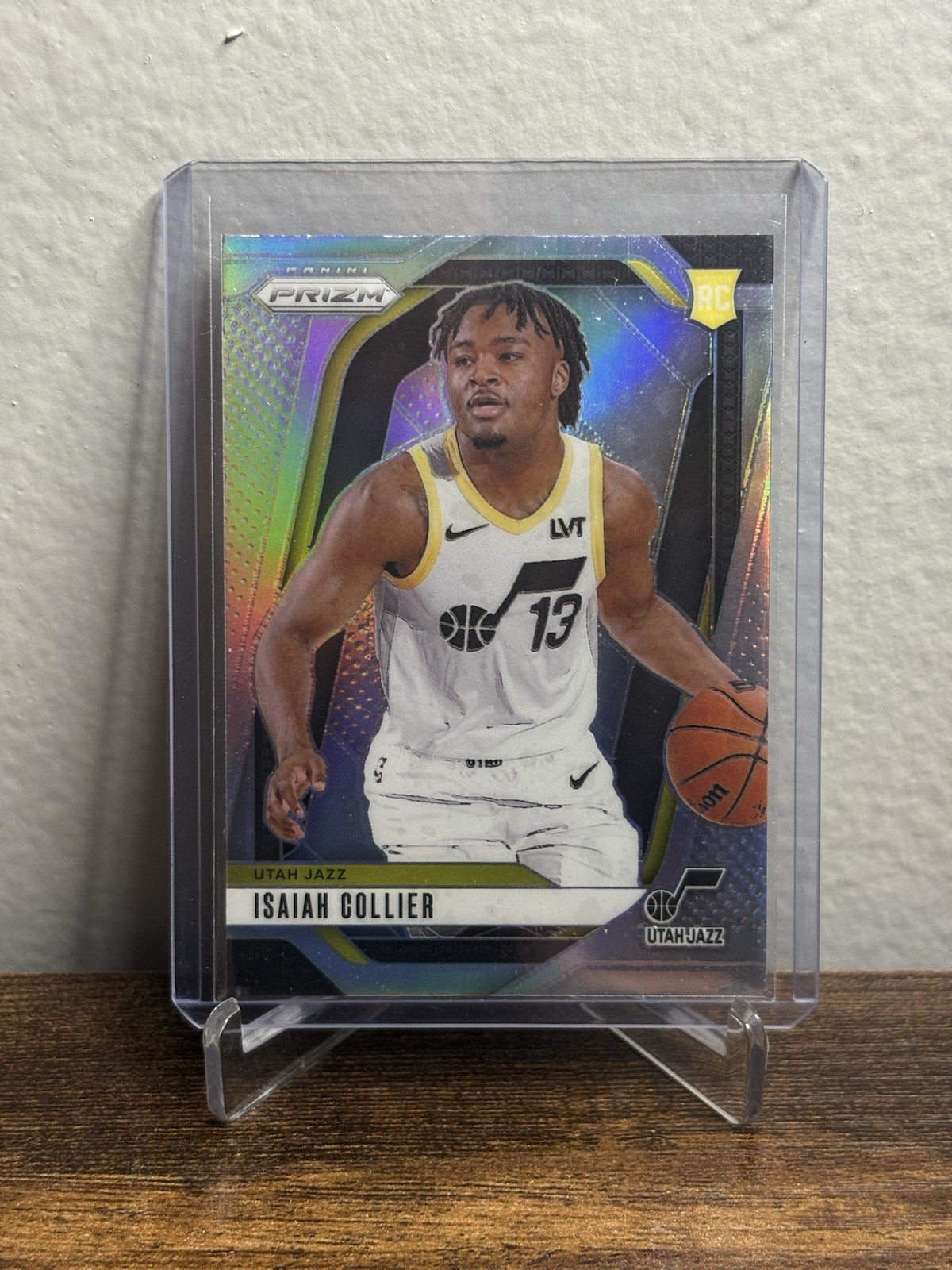 2024-25 Panini Prizm Isaiah Collier Silver Prizm Holo 227 Rookie RC  NM