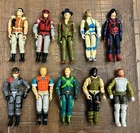 Lot Of 10 Vintage GI Joe Figures ARAH Good Condition