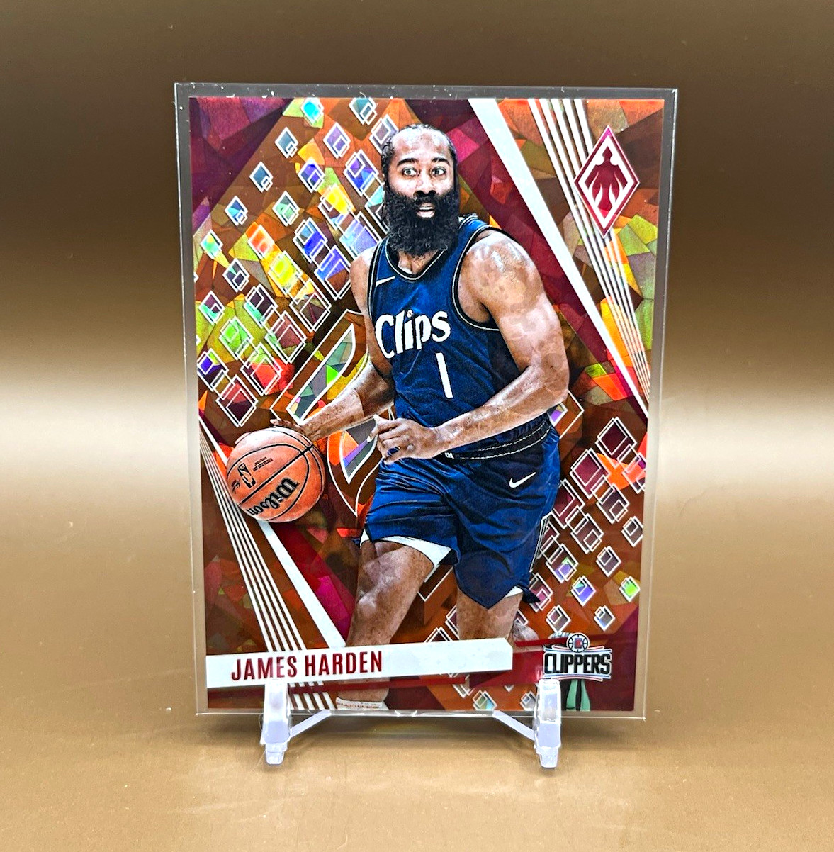 2023-24 Panini Phoenix James Harden #189 Clippers Orange Ice Phoenix /249