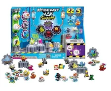 Mr Beast Lab Swarms Fusion Chaos Pack Toys 22 epic stickers and 5 Fusion Caps