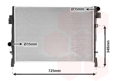 KüHler WasserküHler Passend FüR Dodge Journey JC 2.0 CRD 2.4 VVT 2.7 Flexfuel-image